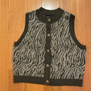Royalty leopard vest